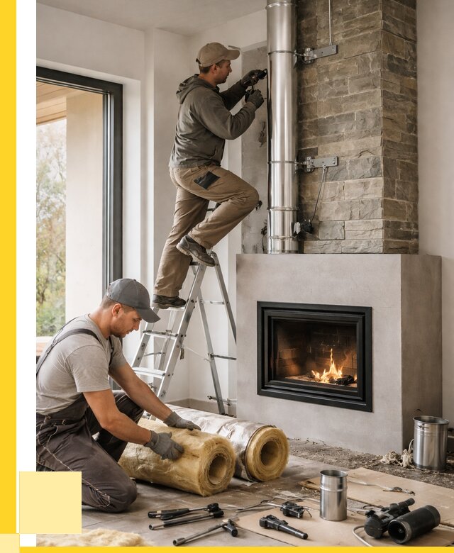 Монтаж дымоходов для каминов в Зиме от 15342 р. ЭриданЗма