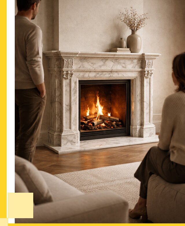 Мраморные камины под ключ в Зиме от 255700 р. | ЭриданЗма