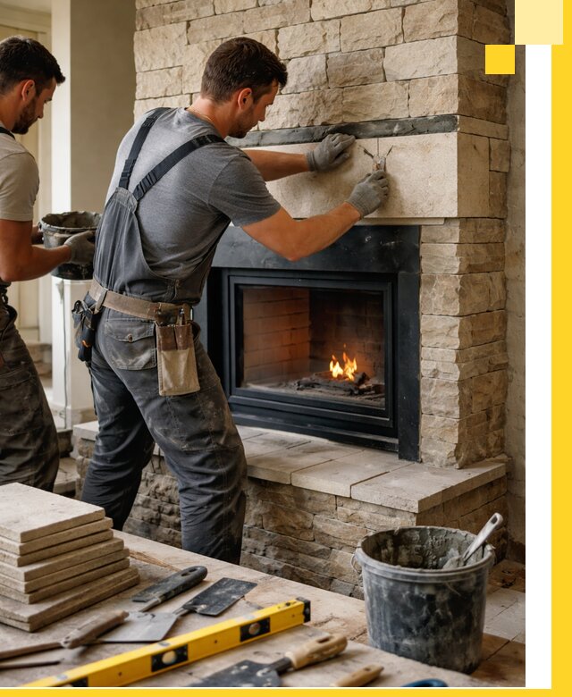 Проектирование и установка открытых каминов в Зиме