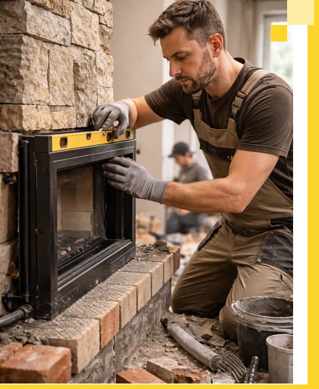 Дровяные камины под ключ в Зиме: монтаж, обустройство