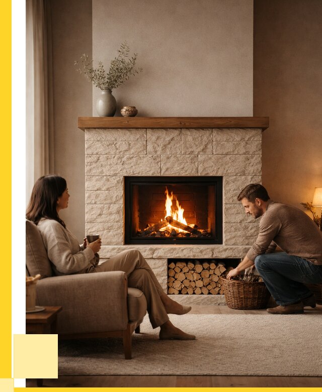 Камины для дома в Зиме под ключ от 153420 р. | ЭриданЗма