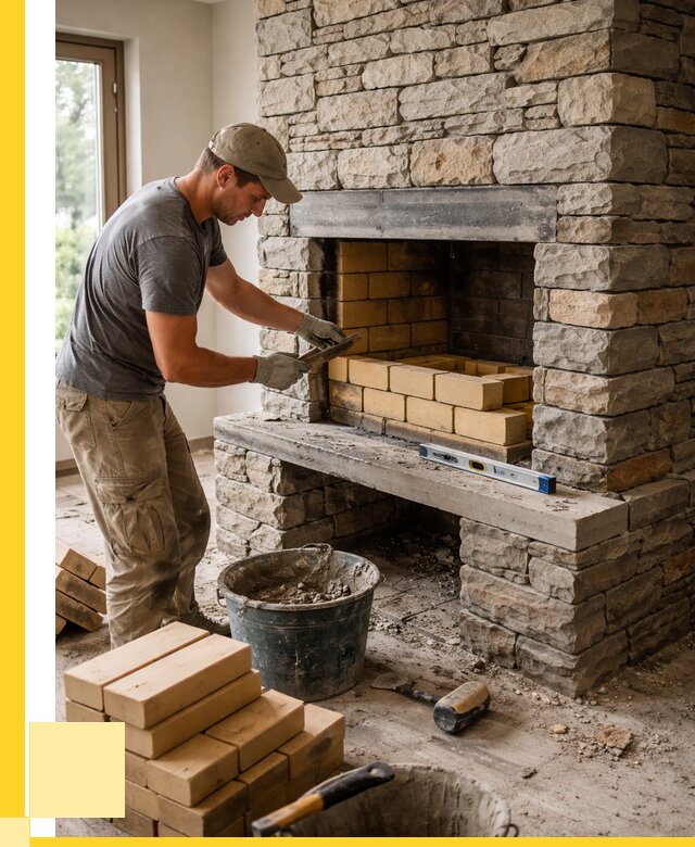 Кладка каминов и камина в Зиме от 25570 р. ЭриданЗма