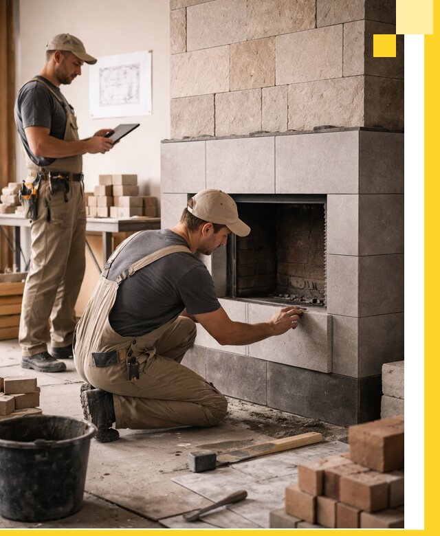 Индивидуальные проекты каминов и каминных систем в Зиме