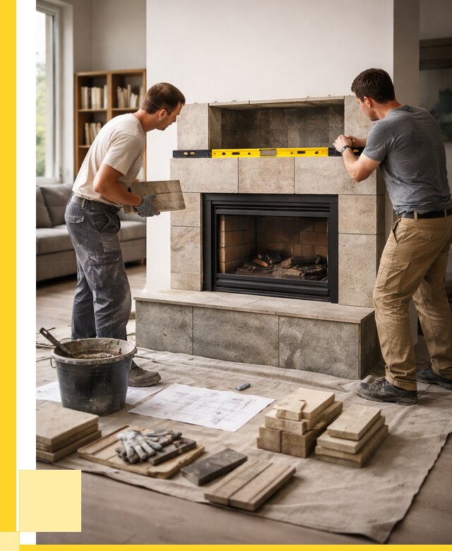 Монтаж каминов и установка в Зиме от 46026 р. | ЭриданЗма