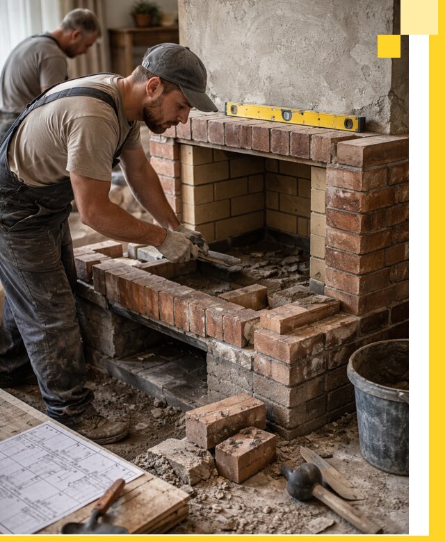 Изготовление и установка каминопечей под ключ в Зиме