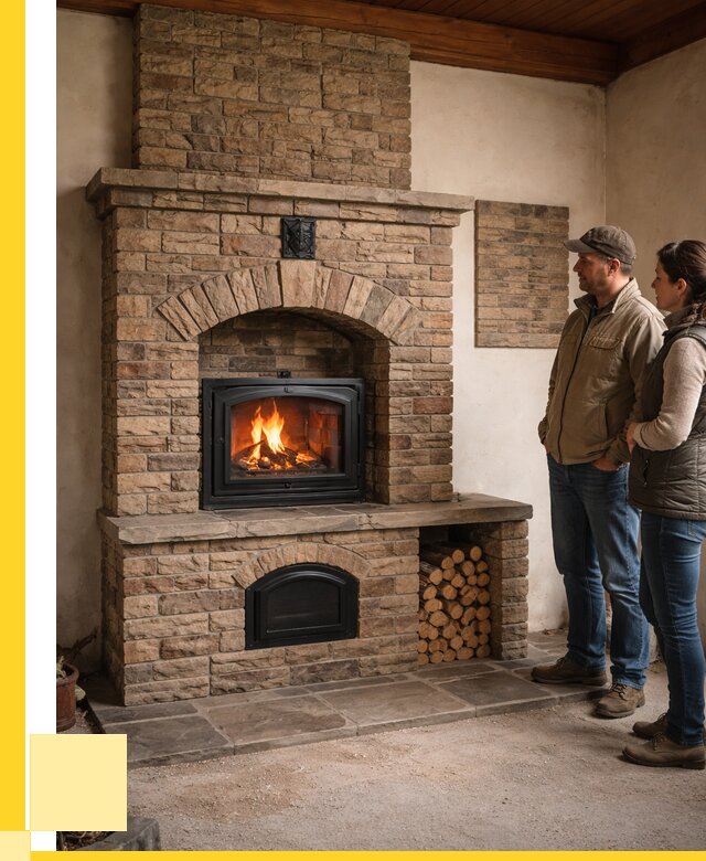 Кирпичная печь под ключ в Зиме от 153420 р. | ЭриданЗма