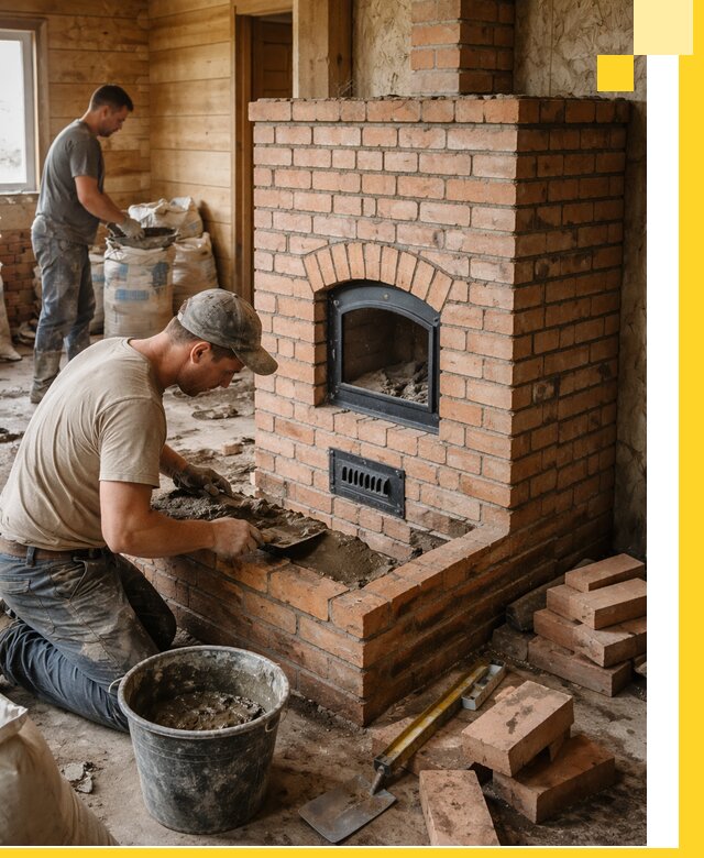 Профессиональное строительство печей в Зиме под ключ