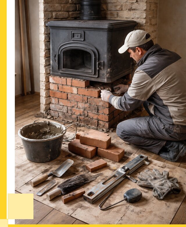 Ремонт печей в Зиме от 12274 р., услуги печника ЭриданЗма