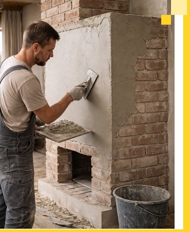 Отделка печей и облицовка каминов в Зиме под ключ