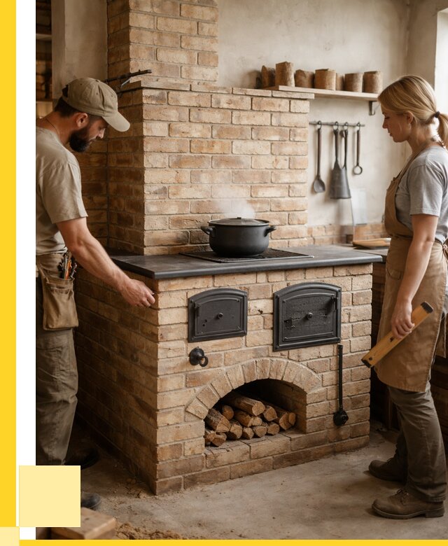 Варочно отопительные печи в Зиме от 92052 р. | ЭриданЗма