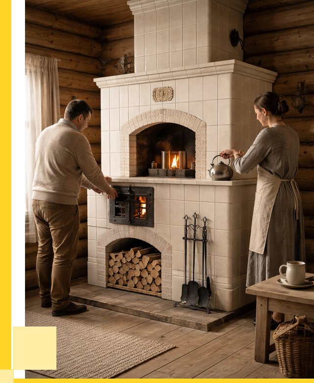 Русские печи в Зиме: установка от 153420 р. ЭриданЗма