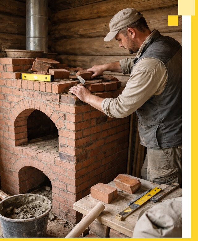 Изготовление и установка русских печей в Зиме под ключ