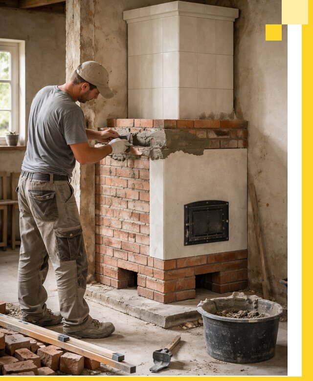 Изготовление и установка печей-голландок под ключ в Зиме