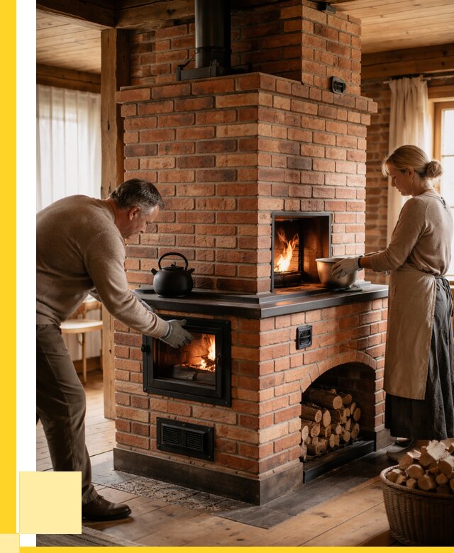 Печи для загородного дома под ключ в Зиме от 81824 р. | ЭриданЗма