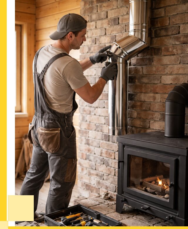 Монтаж дымоходов для печей в Зиме от 7671 р. | ЭриданЗма