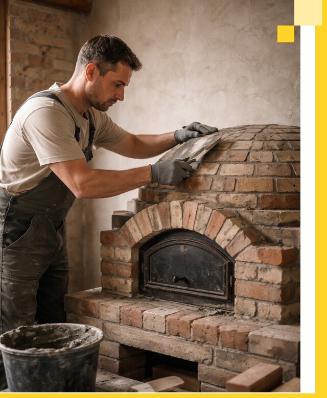 Изготовление и монтаж помпейских печей на заказ в Зиме