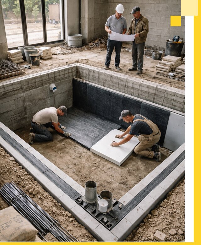 Проекты частных и общественных бассейнов под ключ в Зиме