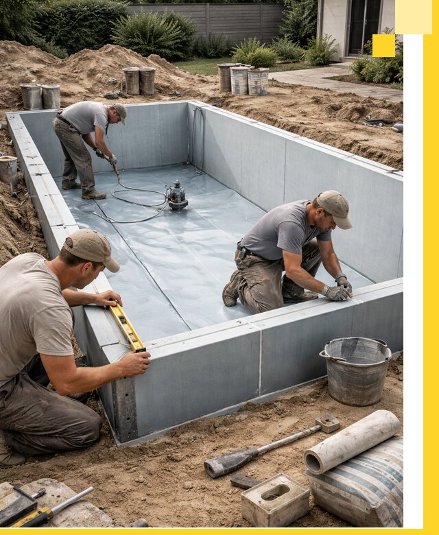 Профессиональный монтаж бассейнов под ключ в Зиме с гарантией