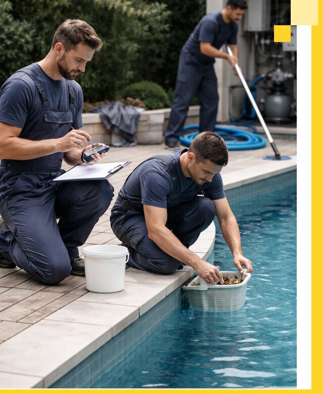 Профессиональное обслуживание бассейнов в Зиме под ключ