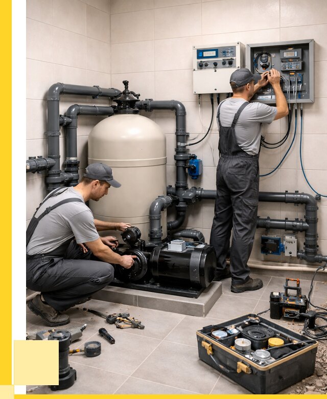 Монтаж оборудования для бассейнов в Зиме от 40912 р. | ЭриданЗма