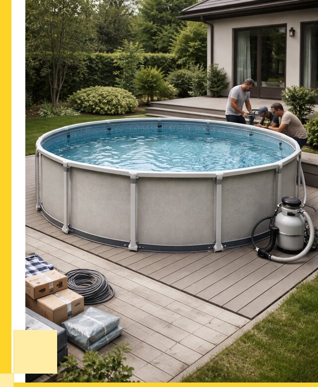 Купить каркасные бассейны в Зиме от 46026 р. | ЭриданЗма