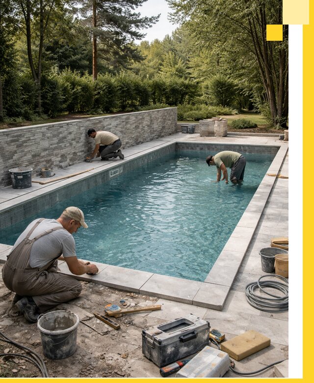 Проектирование и строительство частных бассейнов в Зиме