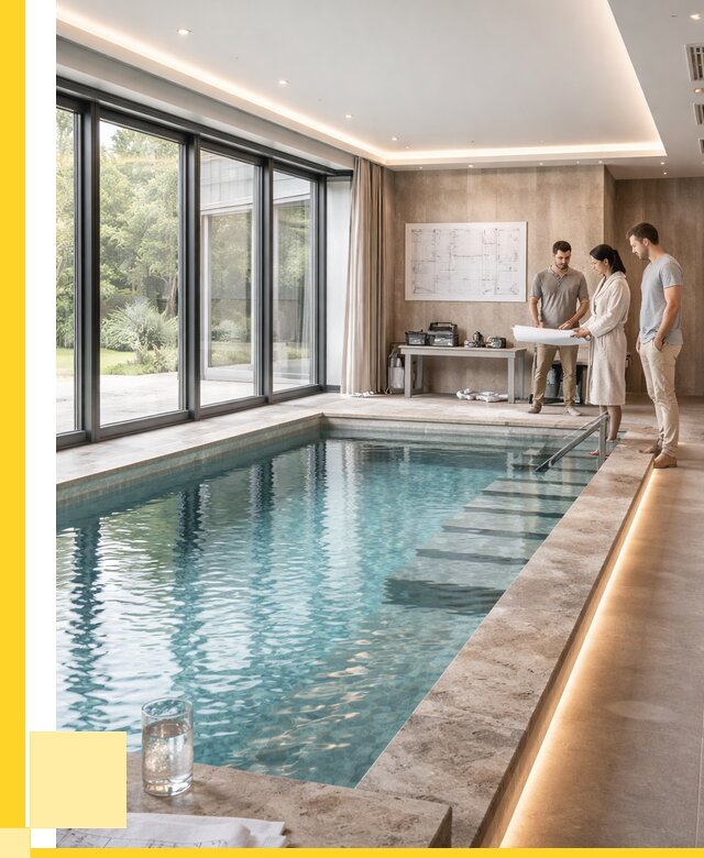 Закрытые бассейны под ключ в Зиме от 2557000 р. | ЭриданЗма