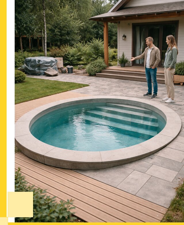 Бассейн на даче под ключ в Зиме от 204560 р., ЭриданЗма