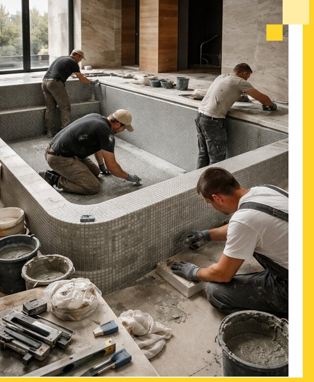 Строительство и установка СПА бассейнов под ключ в Зиме