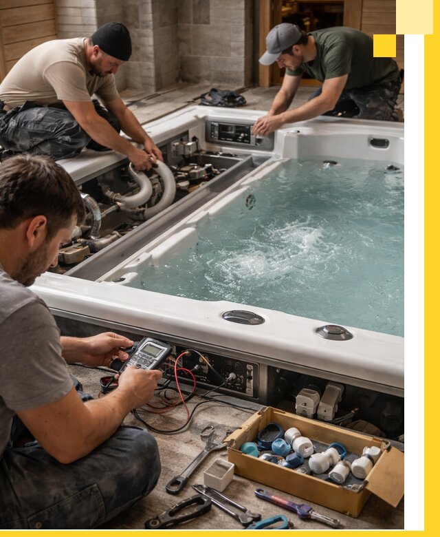 Гидромассажные бассейны под ключ в Зиме, дизайн и монтаж