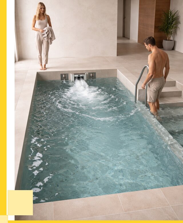 Бассейн с противотоком в Зиме от 255700 р. | ЭриданЗма