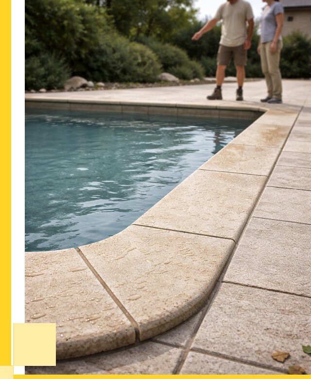 Копинговый камень для бассейнов в Зиме от 4296 р. | ЭриданЗма