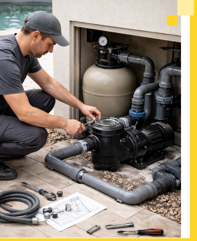 Поставка, монтаж и сервис насосов для бассейнов в Зиме