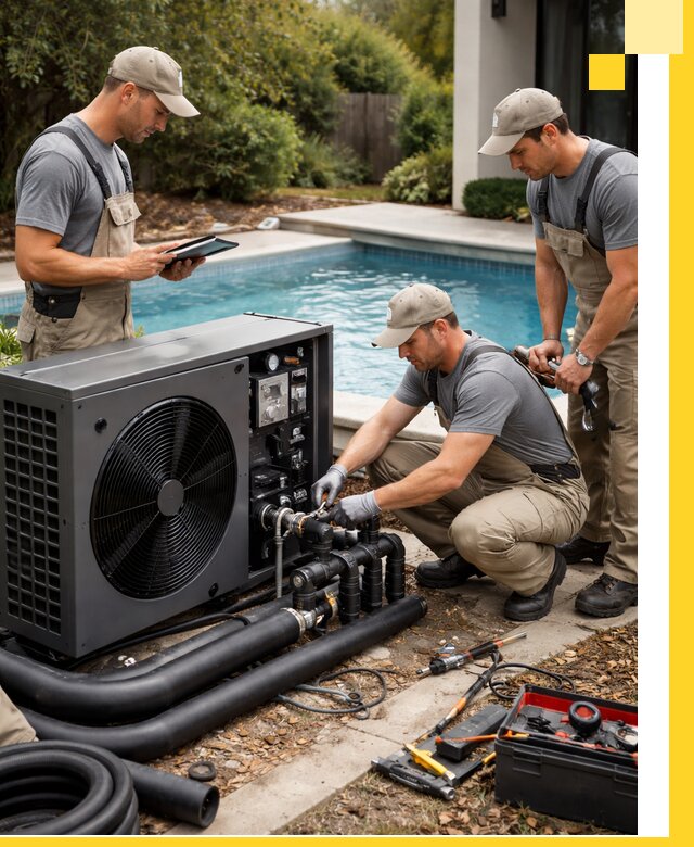 Проектирование и установка тепловых насосов для бассейнов в Зиме