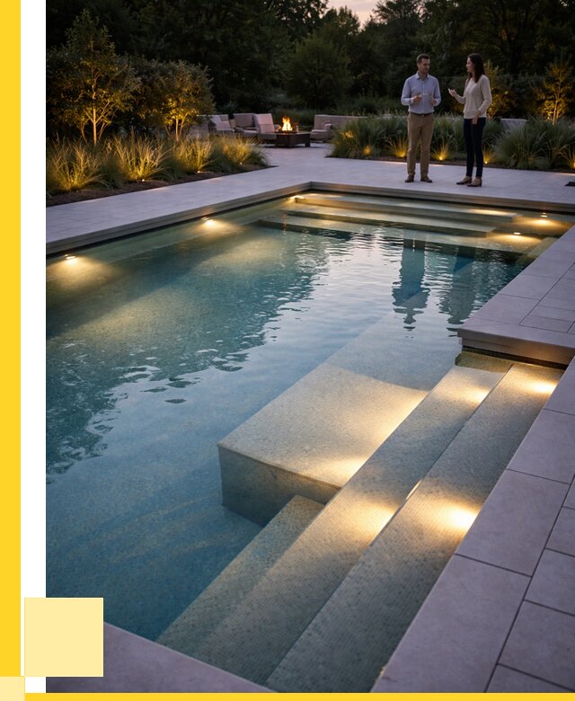 Освещение бассейнов в Зиме под ключ от 25570 р. | ЭриданЗма