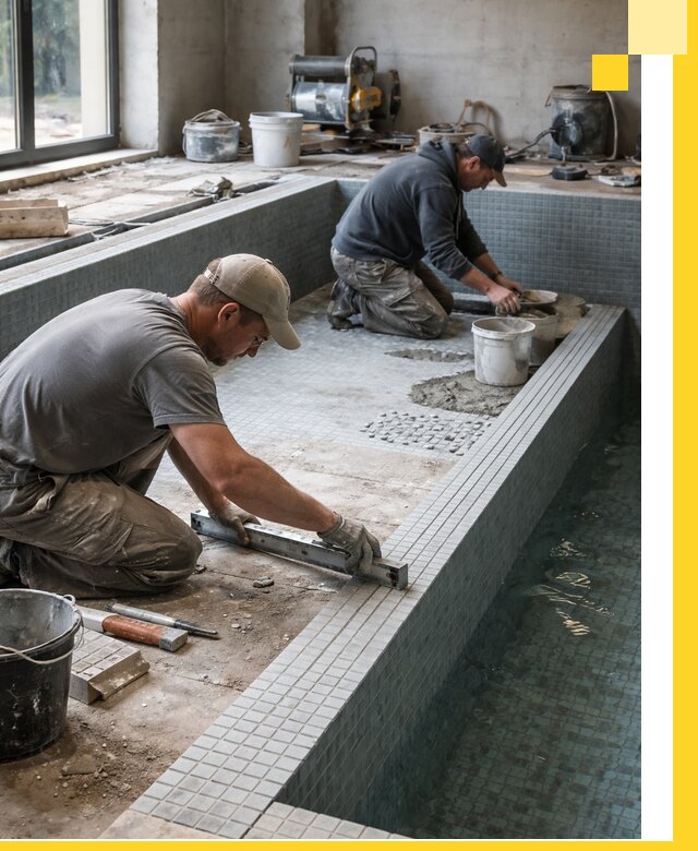 Строительство бассейна в частном доме в Зиме под ключ