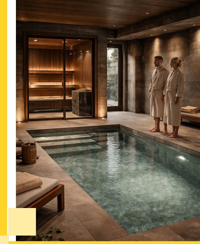 Сауна с большим бассейном в Зиме от 1227360 р. ЭриданЗма