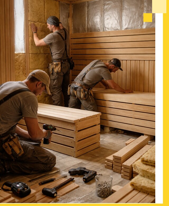 Профессиональное строительство саун под ключ в Зиме