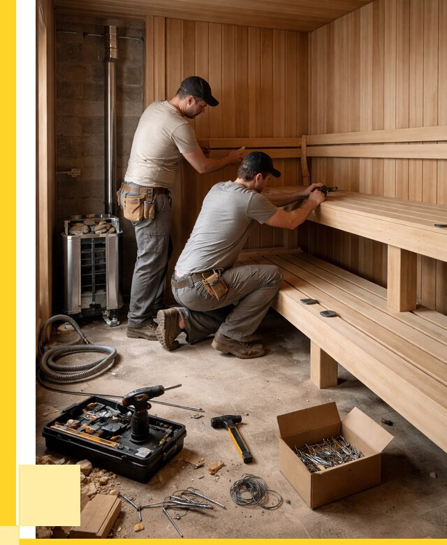 Монтаж саун под ключ в Зиме от 122736 р. | ЭриданЗма