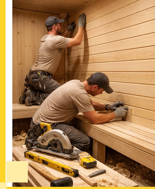 Обшивка саун вагонкой в Зиме от 2557 р. | ЭриданЗма