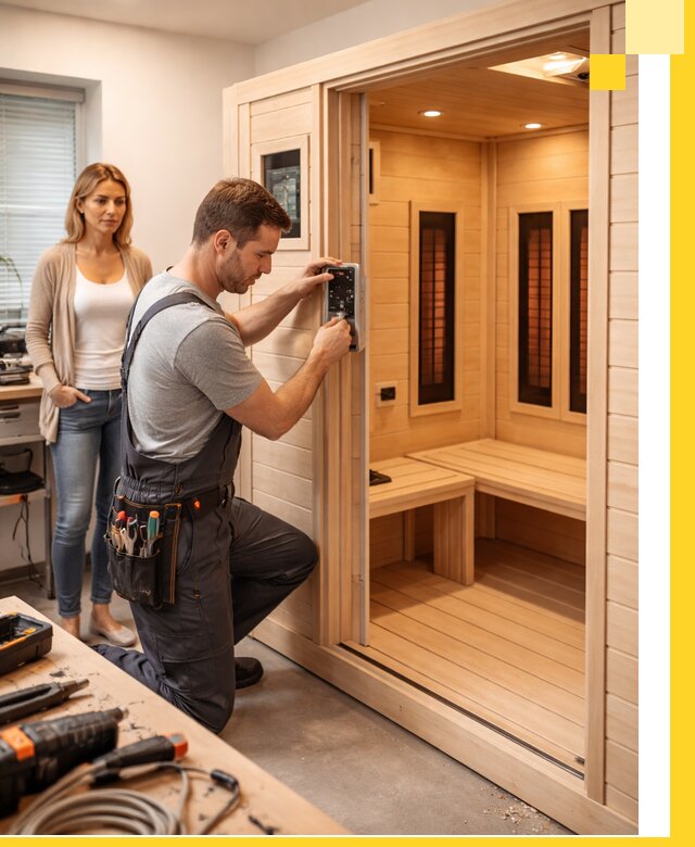 Инфракрасные сауны под ключ в Зиме продажа и установка