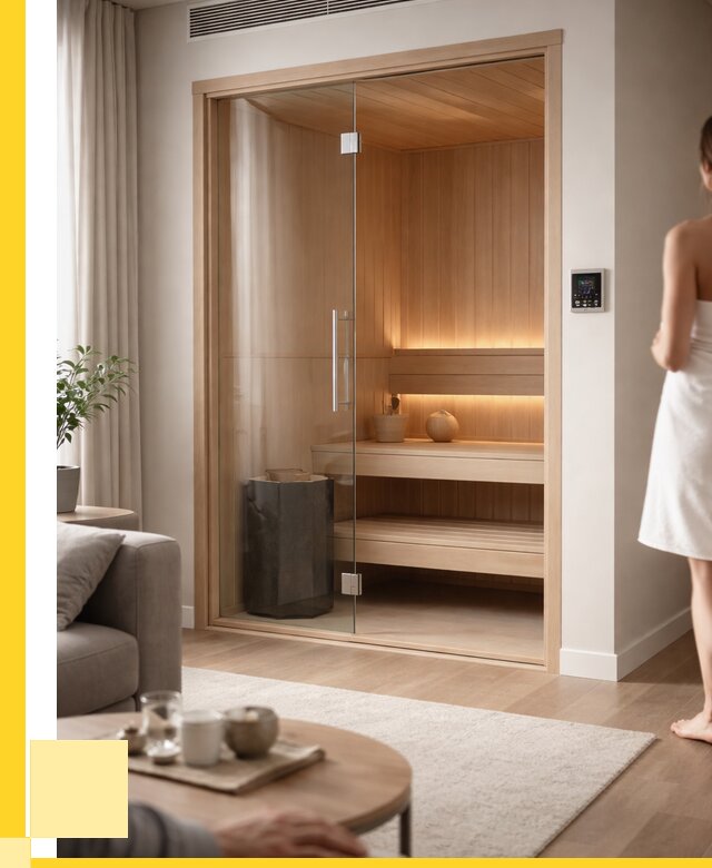 Сауна в квартире под ключ в Зиме от 122736 р. ЭриданЗма