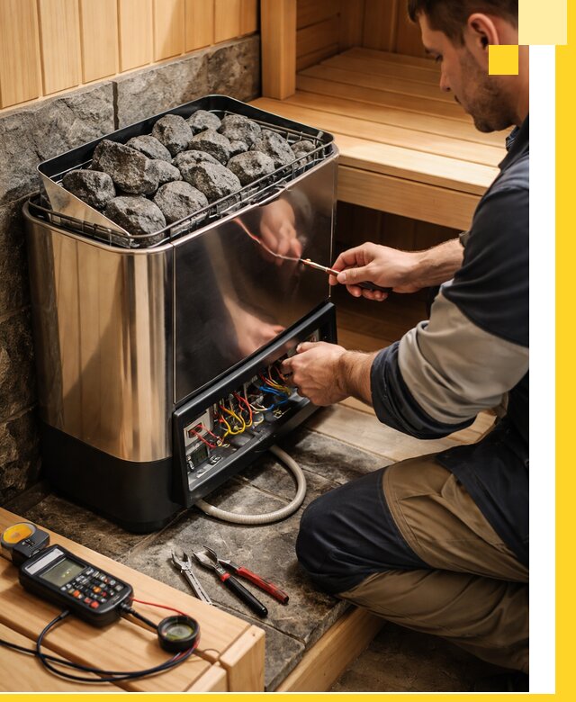 Продажа и установка электрокаменок для саун в Зиме