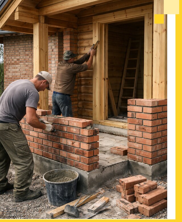 Строительство кирпичных бань под ключ в Зиме с гарантией качества