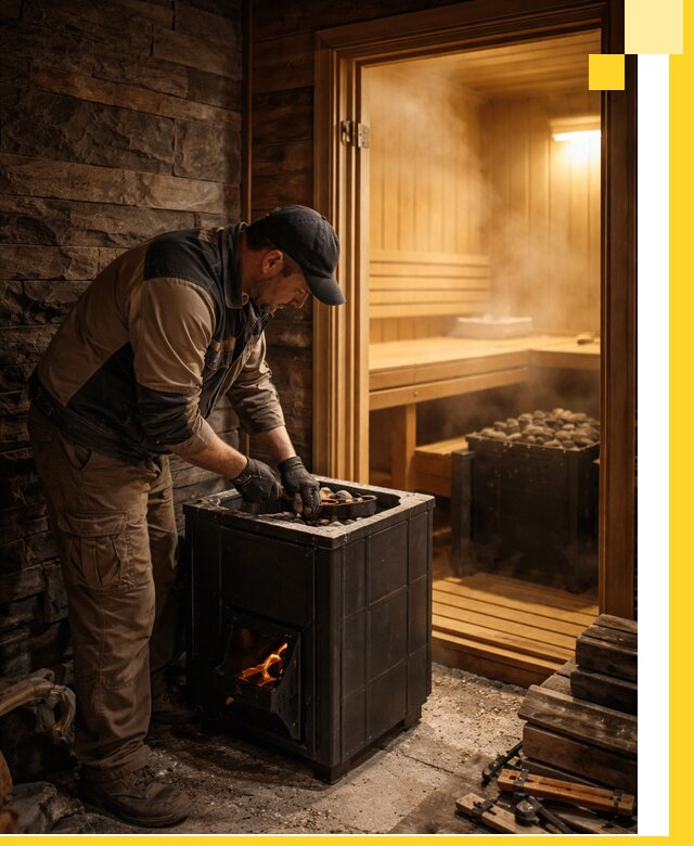 Строительство бани с сауной под ключ в Зиме от проекта до сдачи