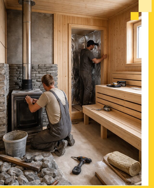 Строительство и изготовление бань под ключ в Зиме