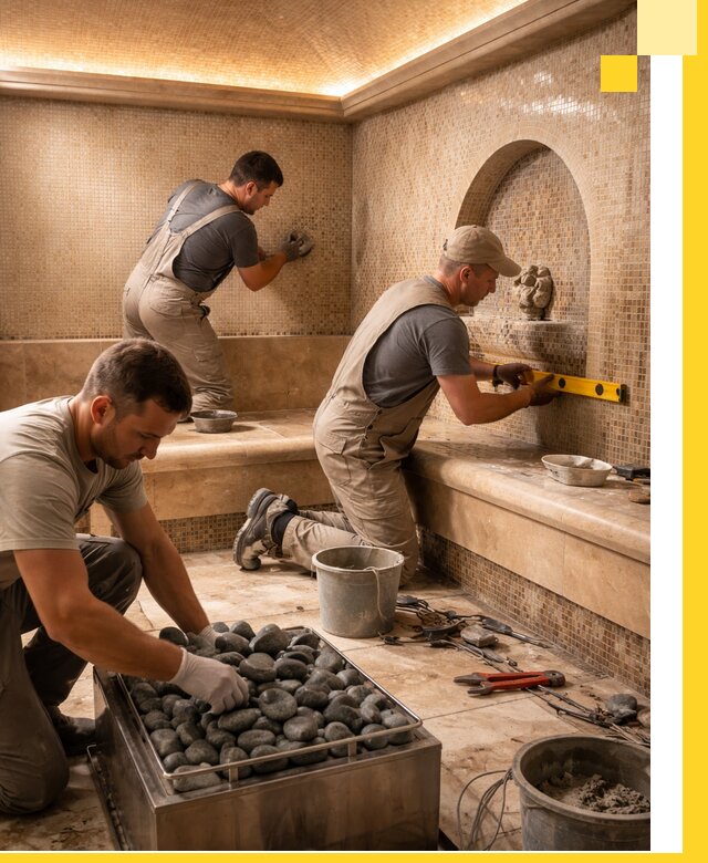 Проектирование и строительство хамама и сауны в Зиме