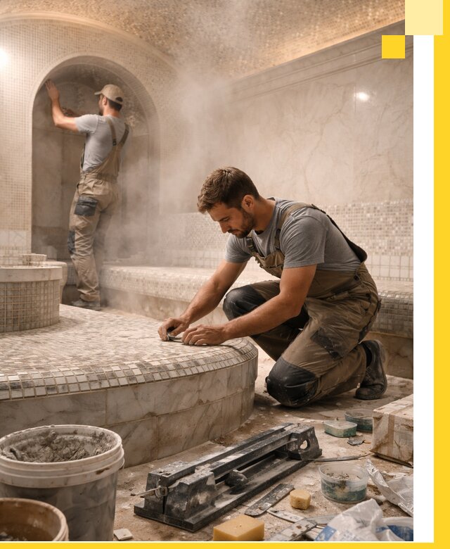 Профессиональный дизайн хамама и SPA под ключ в Зиме