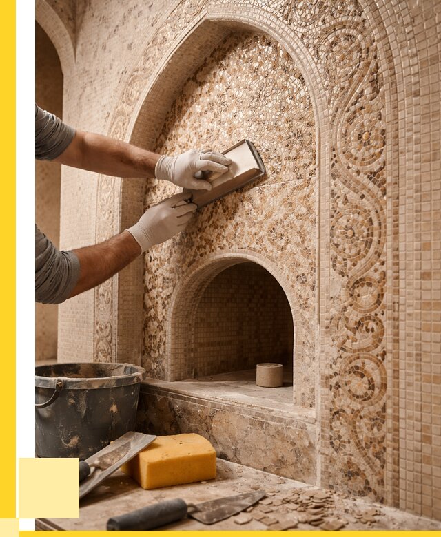 Мозаика для хамама в Зиме под ключ от 5114 р. | ЭриданЗма