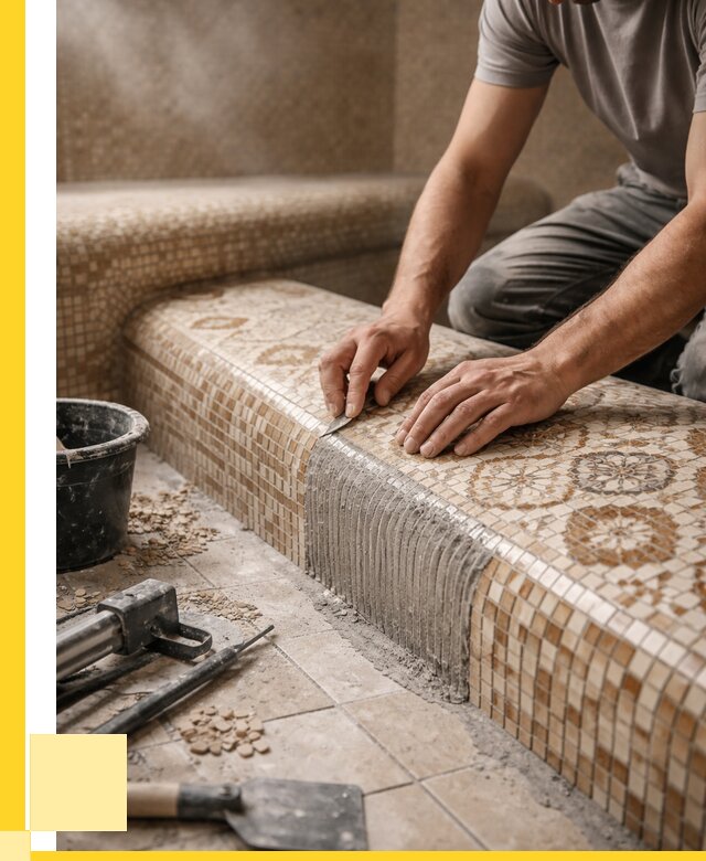 Плитка для хамама под ключ в Зиме от 3580 р. | ЭриданЗма